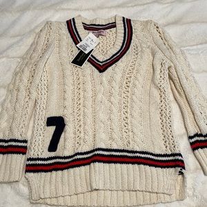 Juicy Couture knitted three-quarter length sleeve women’s top.